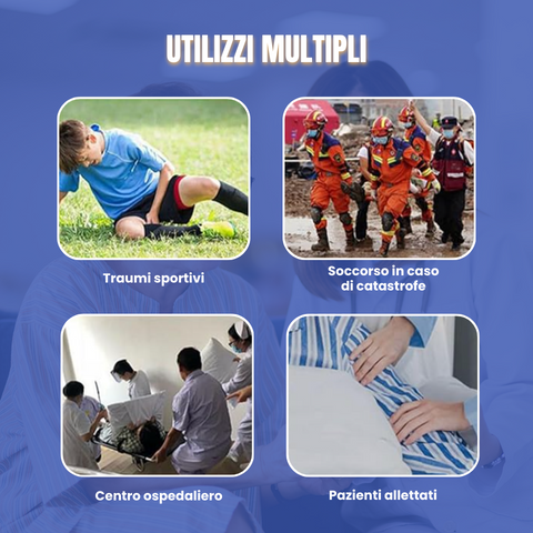 (30% DI SCONTO) Tavola di trasferimento per pazienti con 6 maniglie rinforzate, cuscinetto medico multiuso per letti, anziani