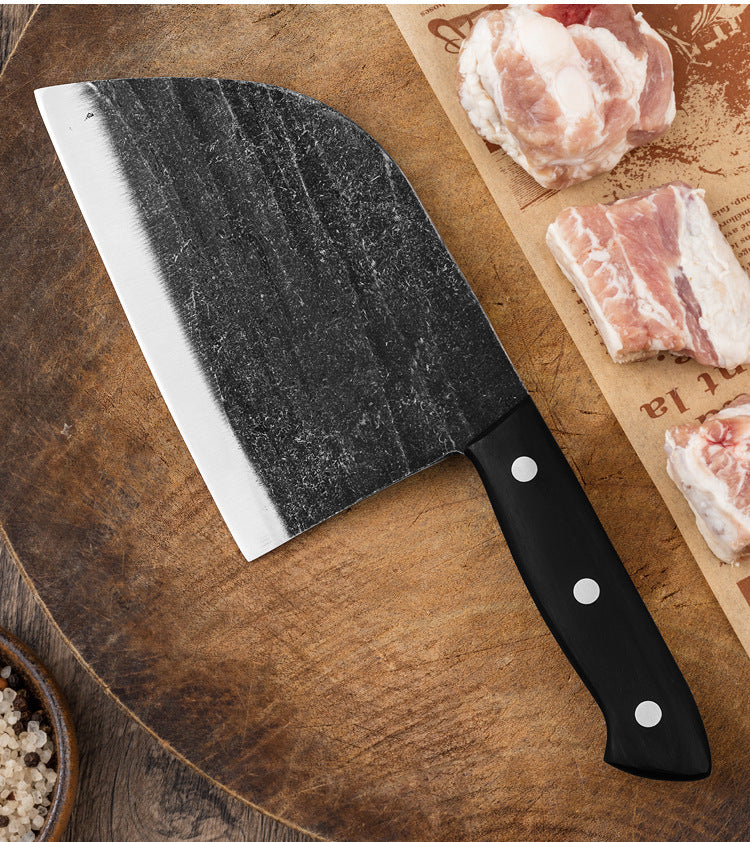 (OFERTA CALIENTE) Mannaia forgiata a mano ad alto tenore di carbonio