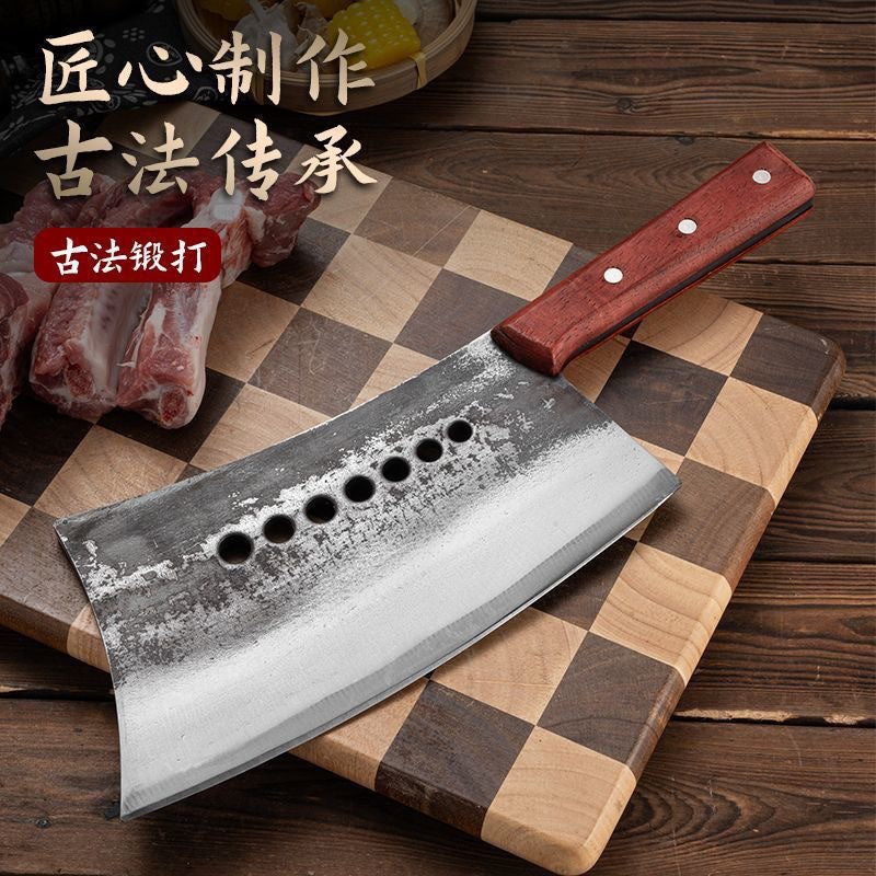 (OFERTA CALIENTE) Mannaia per ossa forgiata in acciaio ad alta durezza e alto tenore di manganese, mannaia per ossa per impieghi gravosi.