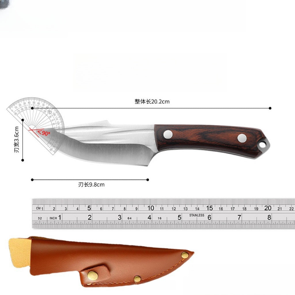 (OFERTA CALIENTE) Coltello da esterno forgiato in acciaio inossidabile, coltello multiuso portatile.