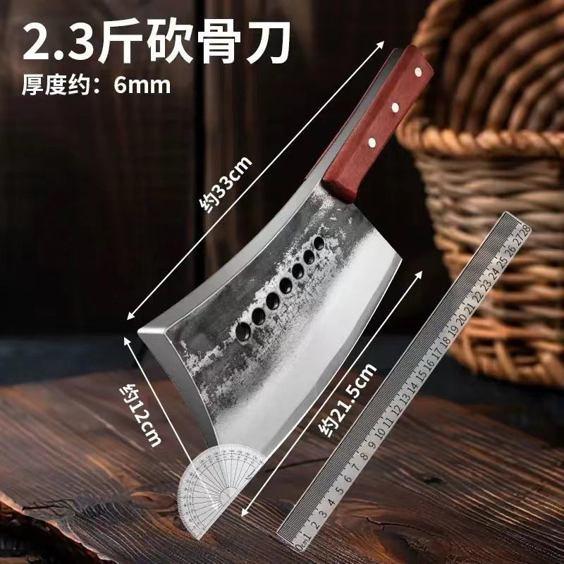 (OFERTA CALIENTE) Mannaia per ossa forgiata in acciaio ad alta durezza e alto tenore di manganese, mannaia per ossa per impieghi gravosi.