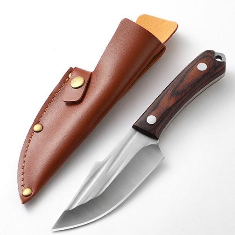 (OFERTA CALIENTE) Coltello da esterno forgiato in acciaio inossidabile, coltello multiuso portatile.